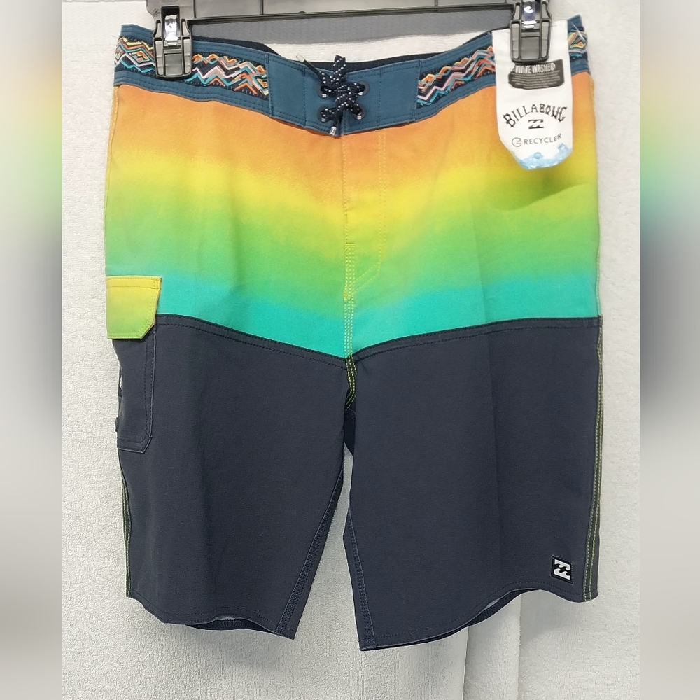 Billabong Fifty50 Pro Performance  Boardshorts Gold Sz 28